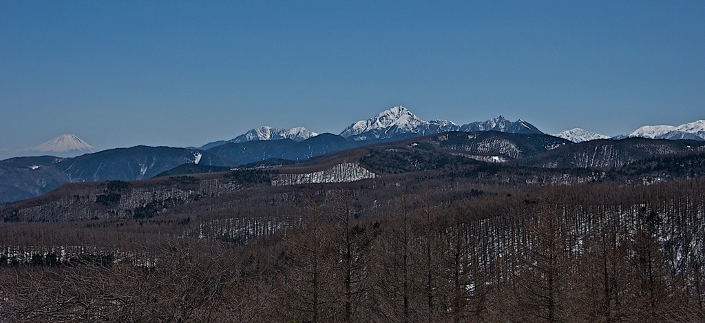 入笠南景・No.1とNo.2