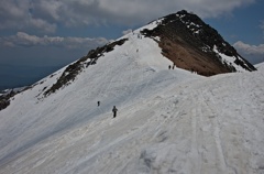 残雪の剣ケ峰