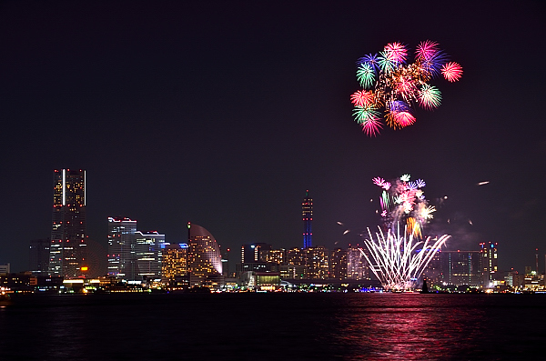 横浜開港祭　花火