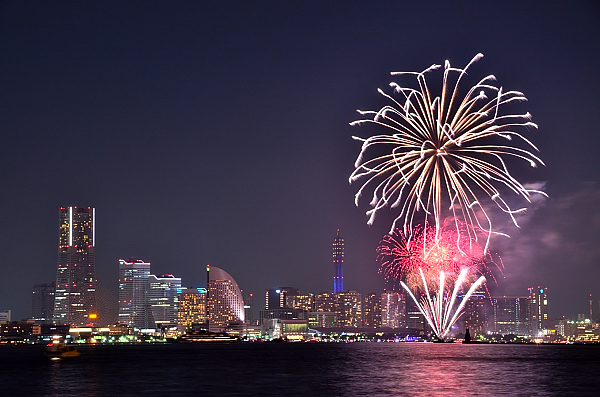 横浜開港祭　花火
