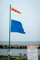 海にて