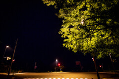 夜の交差点