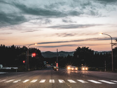 帰路。