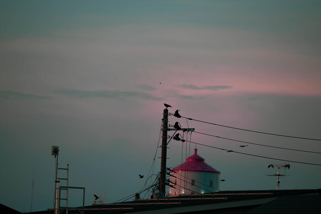 黄昏時