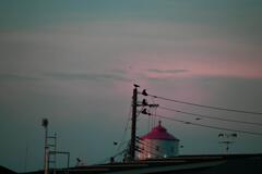 黄昏時