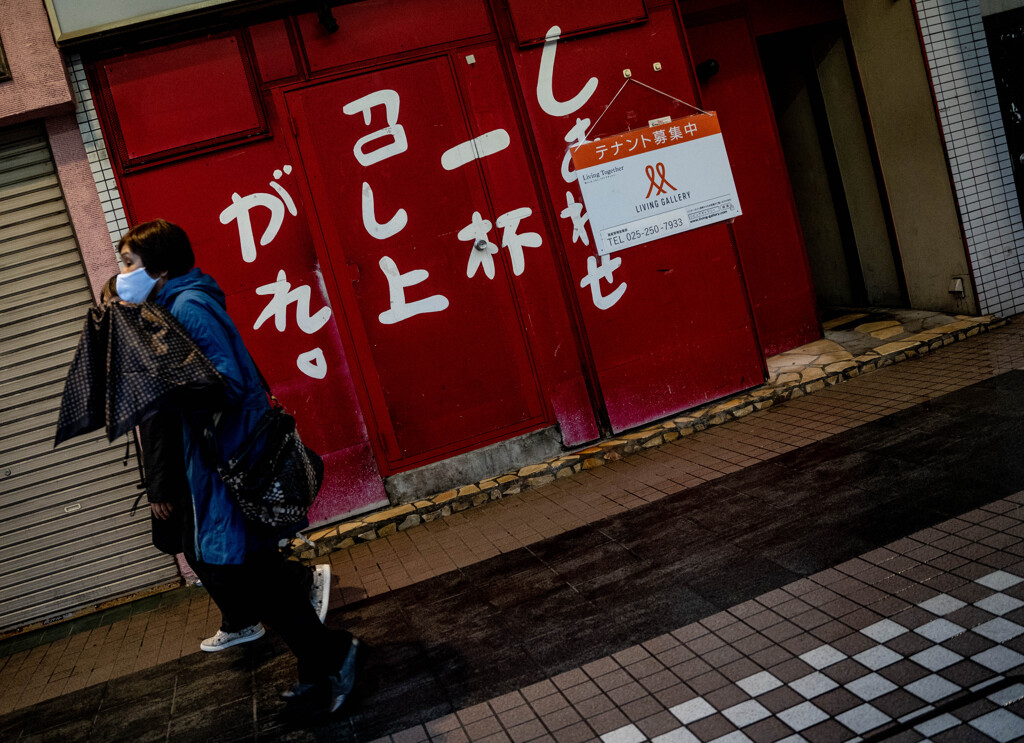 商店街にて