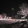 雪夜の公園
