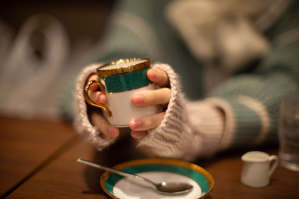 冬の喫茶店