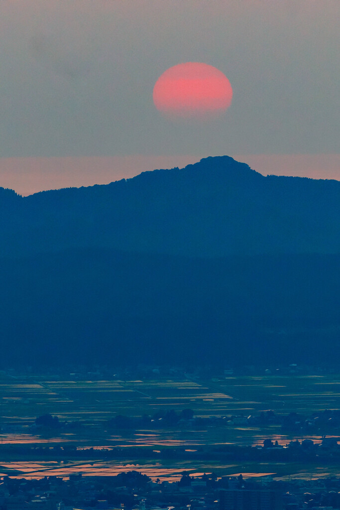 夕日