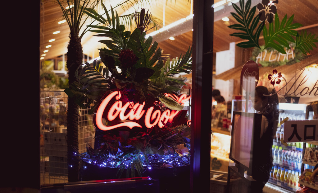 夏の夜　売店