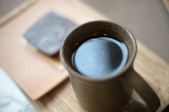 休日　カフェにて