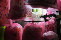 夏祭りの綿菓子