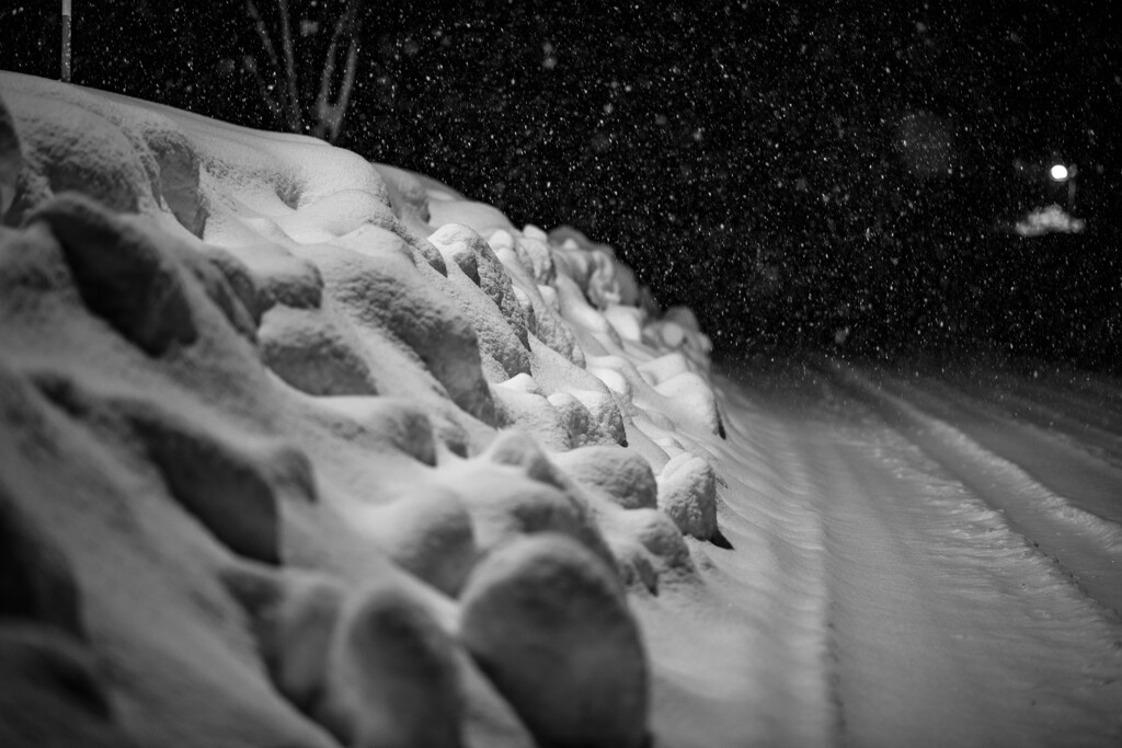 雪の道