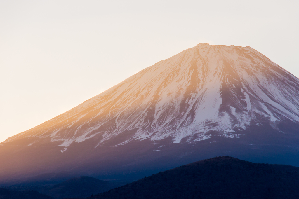 朝日に彩られ。