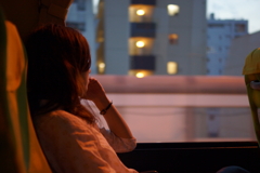 バスで一息