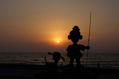 宍道湖の夕日その１