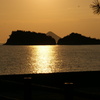 直島の夕陽