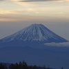 八ヶ岳から見た夜明け富士03