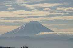 八ヶ岳から見た夜明け富士04