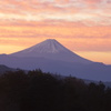 八ヶ岳から見た夜明け富士02