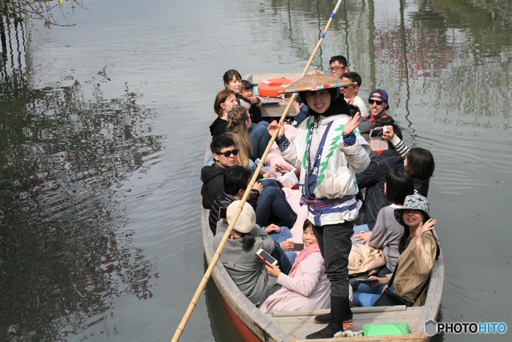 かわいい船頭さん