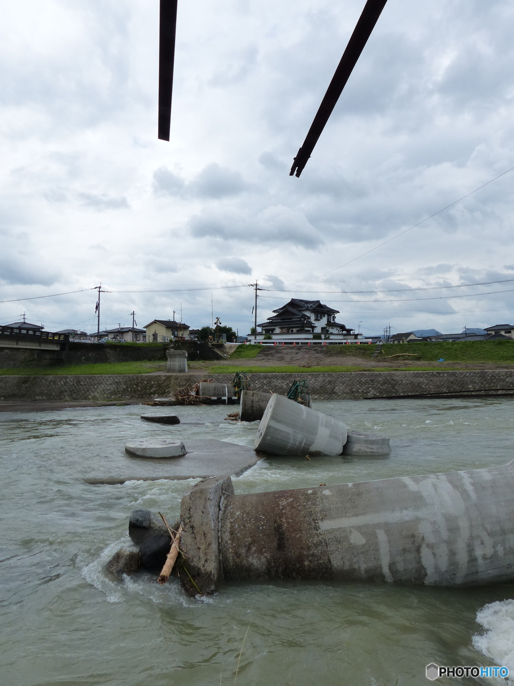 久大線日田市内鉄橋