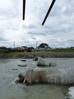 久大線日田市内鉄橋