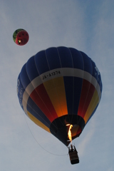 上空にスイカあり