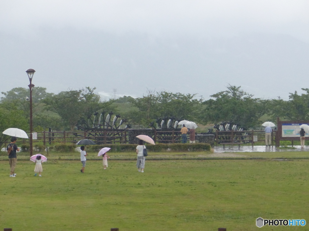 久留米は全く降ってませんが