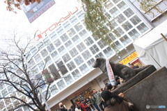 渋谷にて