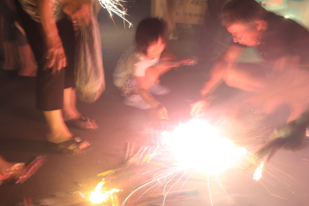 小さな花火大会
