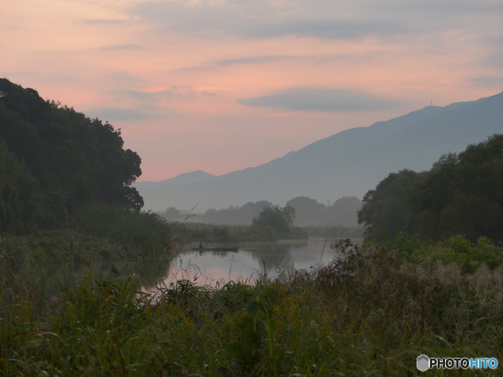 朝もやが少ない