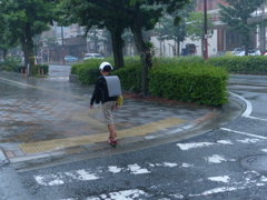 朝は降ってなかったとよ