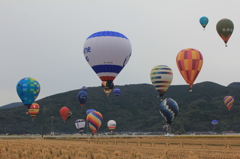 一時間以上飛びました