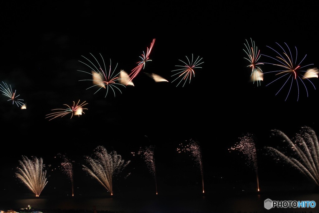 最近の花火は