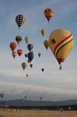 風が強かったけど