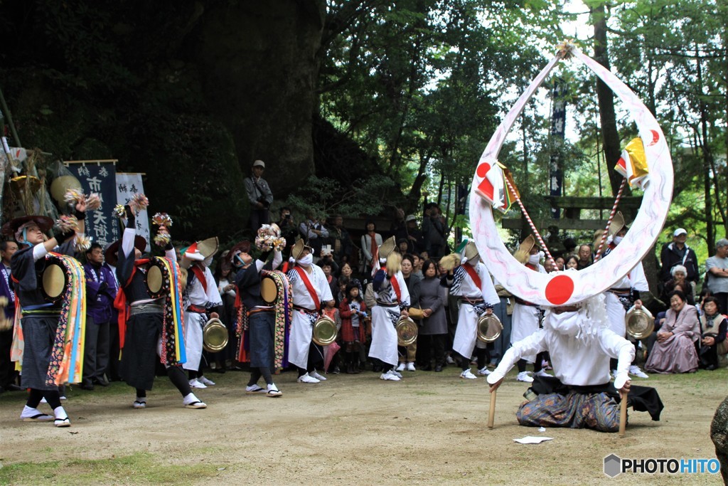 諏訪神社で
