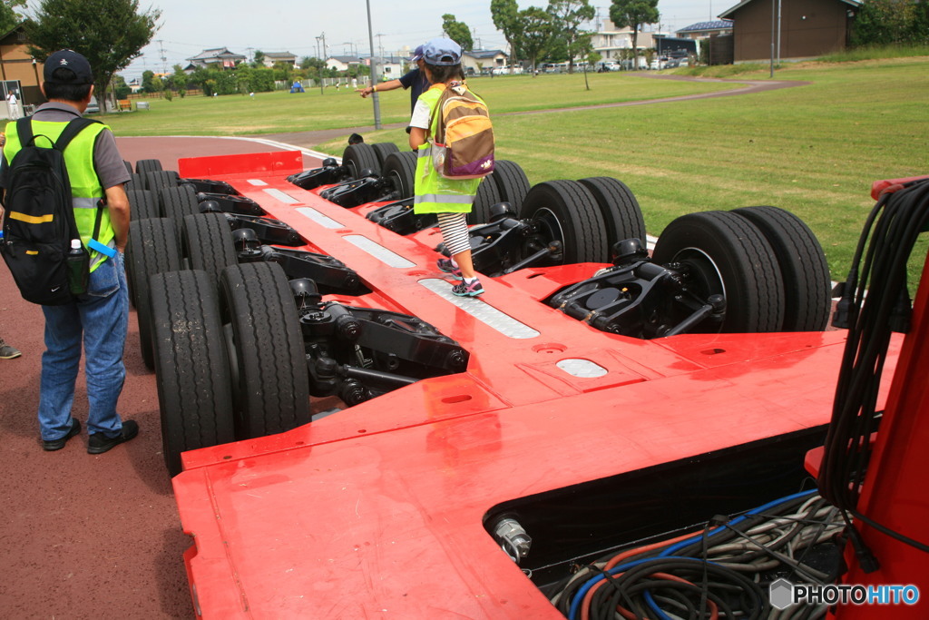 荷台も上がるんです