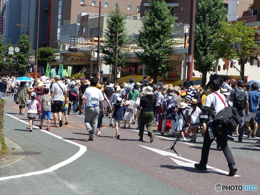 わが子の雄姿を