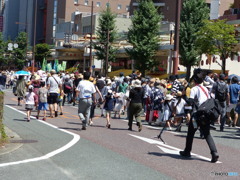 わが子の雄姿を