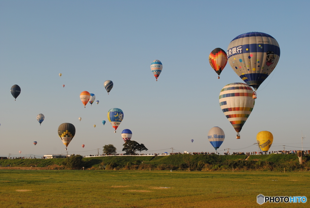 カメラマンのほうへ