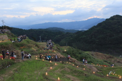 夕焼けがなく残念