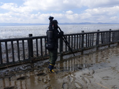 足元注意カメラは守ってください