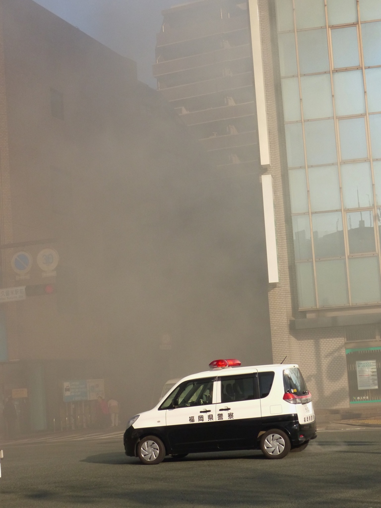 はやく消防車を