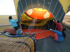 横にあてないでね