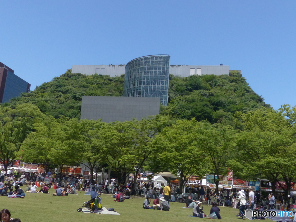 都会へ行きました