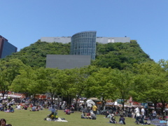 都会へ行きました