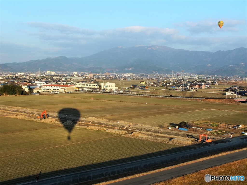 きれいな青空を