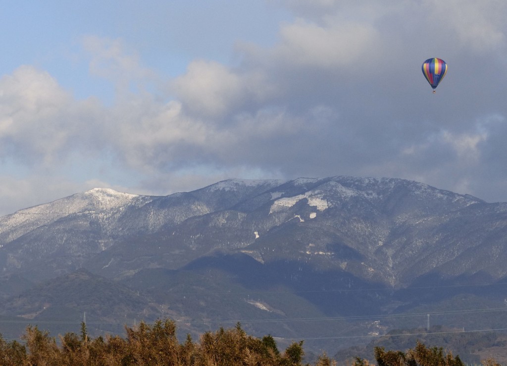 一時間以上飛んでました
