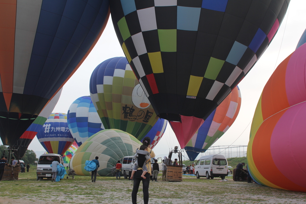 ママ見えないよ